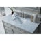 James Martin Vanities Brittany 48in Single Vanity, Urban Gray w/ 3 CM Carrara Marble Top 650-V48-UGR-3CAR - alternate 6